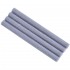  Set of 4 Dark Grey Rustica Dinner Candles 2×25