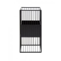 Adel Black Floor Standing Planter