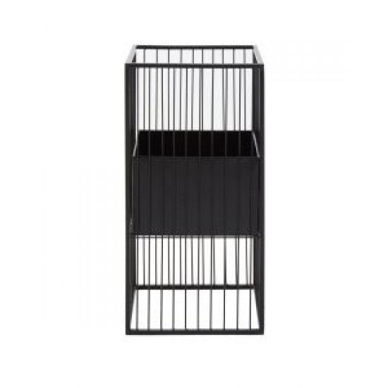 Adel Black Floor Standing Planter