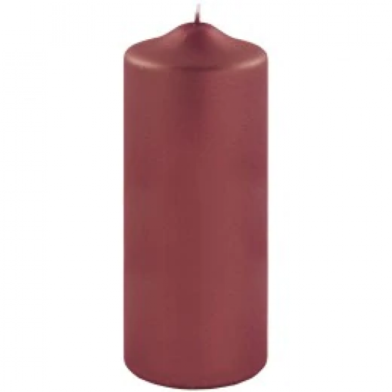 Bordeaux Metallic Candle 20cm