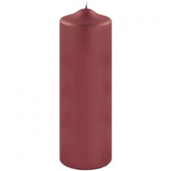 Bordeaux Metallic Candle 25cm
