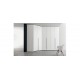 Dressing room wardrobe w/ 2 x 45° doors